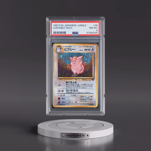 1997 Pokémon Jungle #36 Clefable - Holo (PSA 8 NM-MT)