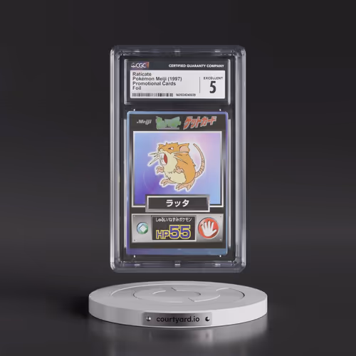 1997 Promotional Cards (1997 Type.HP.Hand Symbol) Raticate - Foil (CGC 5 EX)