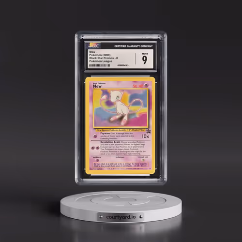 1999 Black Star Promos #8 Mew - Pokémon League (CGC 9 MINT)
