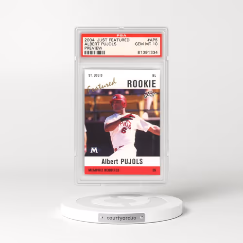 2004 Just Featured Preview #AP5 Albert Pujols - Preview (PSA 10 GEM MINT)