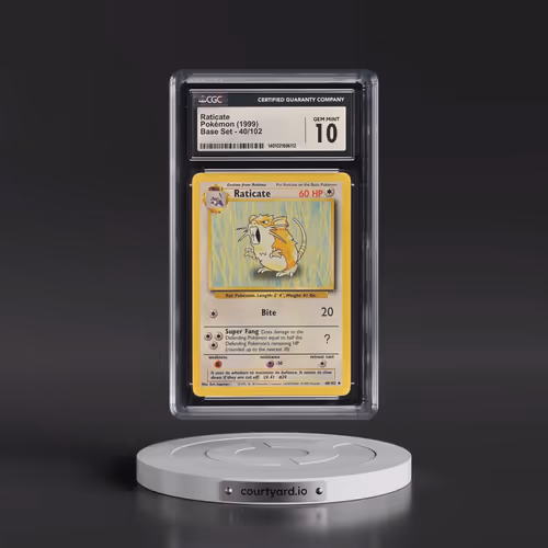 1999 Base Set #40/102 Raticate (CGC 10 GEM MINT)