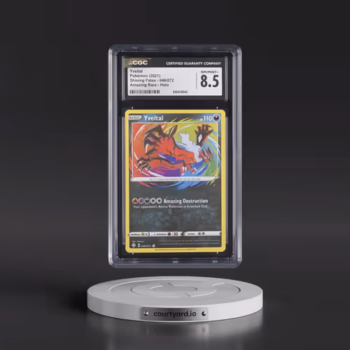 2021 Shining Fates #046/072 Yveltal - Amazing Rare Holo (CGC 8.5 NM-MT+)