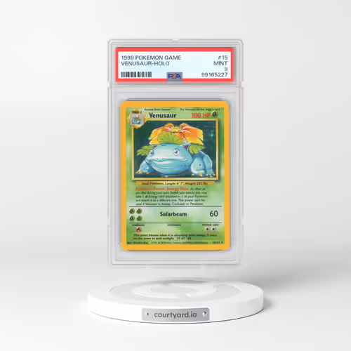 1999 Pokémon Game #15 Venusaur - Holo (PSA 9 MINT)