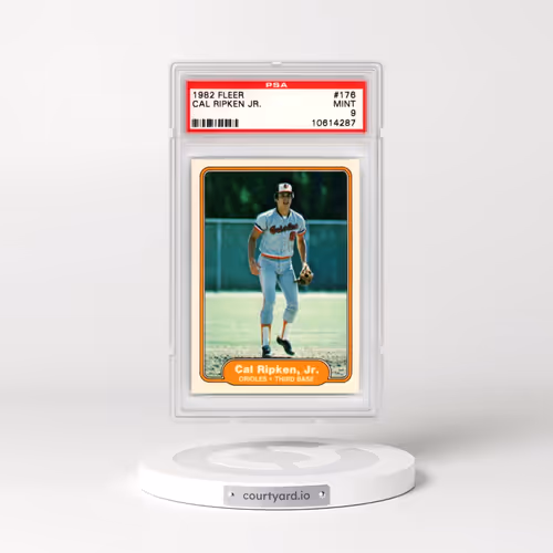 1982 Fleer #176 Cal Ripken Jr. (PSA 9 MINT)