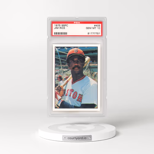 1975 SSPC #405 Jim Rice (PSA 10 GEM MINT)
