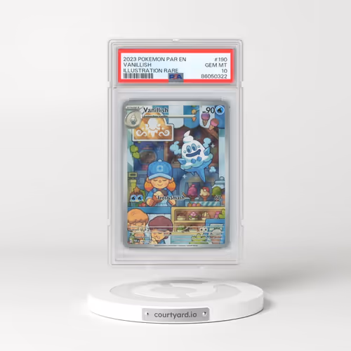 2023 Pokémon Par EN-Paradox Rift #190 Vanillish - Illustration Rare (PSA 10 GEM MINT)
