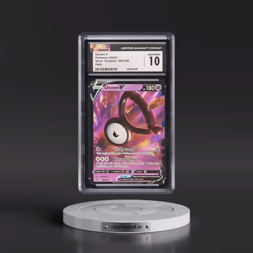 2022 Silver Tempest #065/195 Unown V - Holo (CGC 10 GEM MINT)