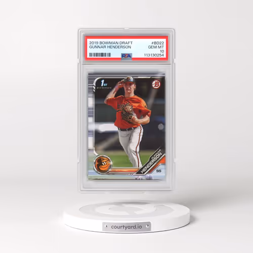 2019 Bowman Draft #BD22 Gunnar Henderson (PSA 10 GEM MINT)