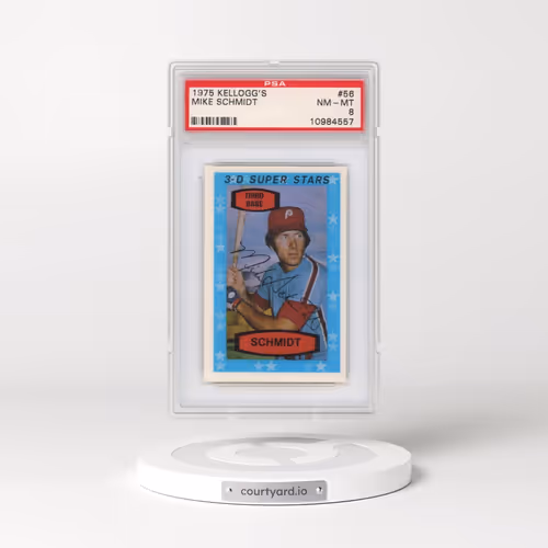 1975 Kellogg's #56 Mike Schmidt (PSA 8 NM-MT)