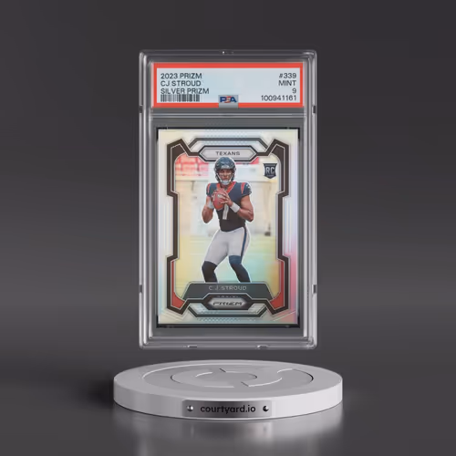 2023 Panini Prizm #339 CJ Stroud - Silver Prizm (PSA 9 MINT)