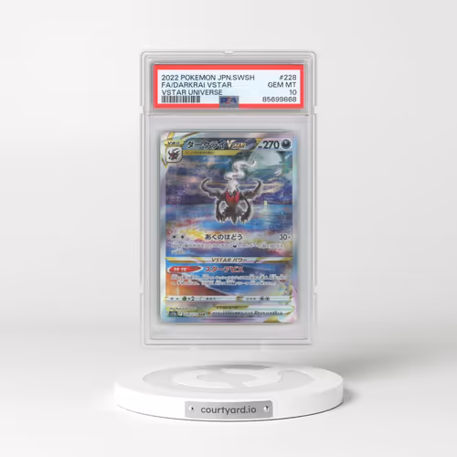 2022 Pokémon Sword & Shield Vstar Universe #228 Darkrai Vstar - Full Art (PSA 10 GEM MINT)