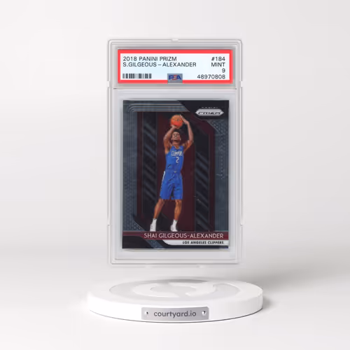 2018 Panini Prizm #184 Shai Gilgeous-Alexander (PSA 9 MINT)