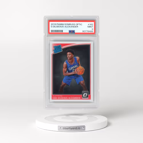 2018 Panini Donruss Optic #162 Shai Gilgeous-Alexander (PSA 9 MINT)