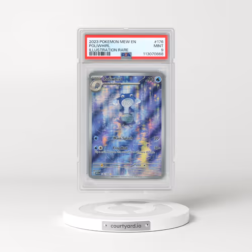 2023 Pokémon Mew EN-151 #176 Poliwhirl - Illustration Rare (PSA 9 MINT)