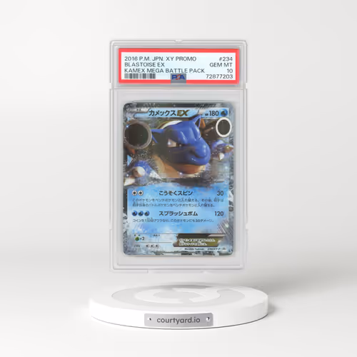 2016 Pokémon XY Promo #234 Blastoise EX - Holo Kamex Mega Battle Pack (PSA 10 GEM MINT)