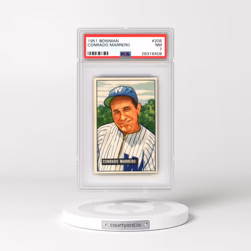 1951 Bowman #206 Conrado Marrero (PSA 7 NM)