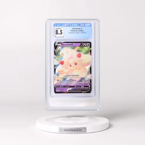 2020 Champion's Path #022/073 Alcremie V - Holo (CGC 8.5 NM-MT+)
