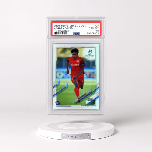 2020 Topps Chrome UEFA Champions League #99 Karim Adeyemi - Refractor (PSA 10 GEM MINT)