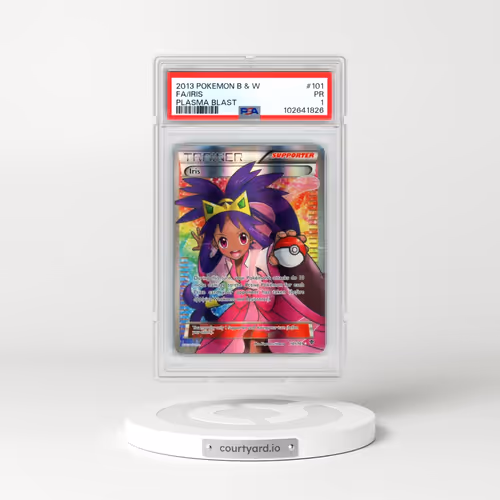 2013 Pokémon Black & White Plasma Blast #101 Iris - Full Art (PSA 1 PR)