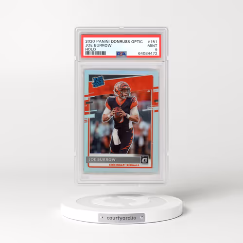 2020 Panini Donruss Optic #151 Joe Burrow - Holo (PSA 9 MINT)