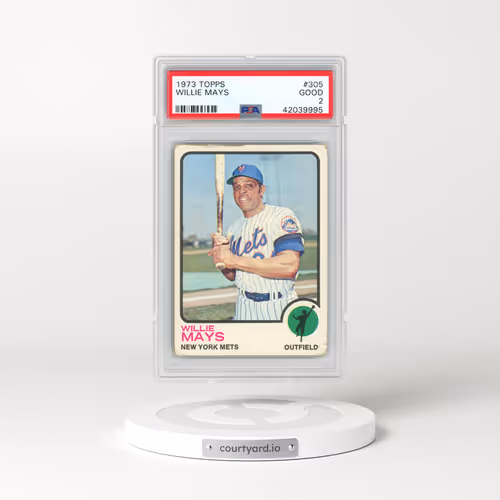 1973 Topps #305 Willie Mays (PSA 2 GOOD)