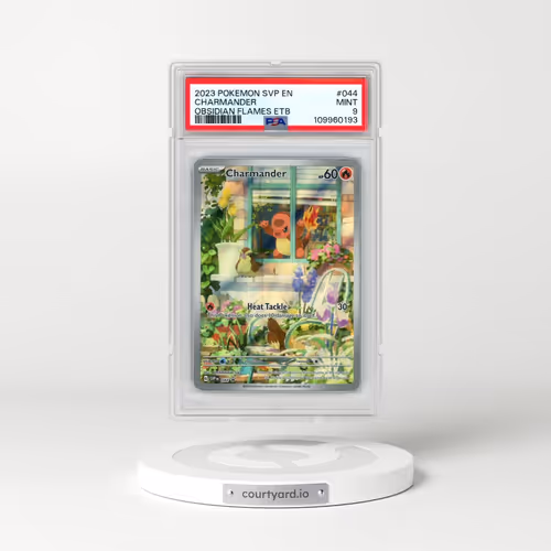 2023 Pokémon Svp EN-SV Black Star Promo #044 Charmander - Obsidian Flames Elite Trainer Box (PSA 9 M