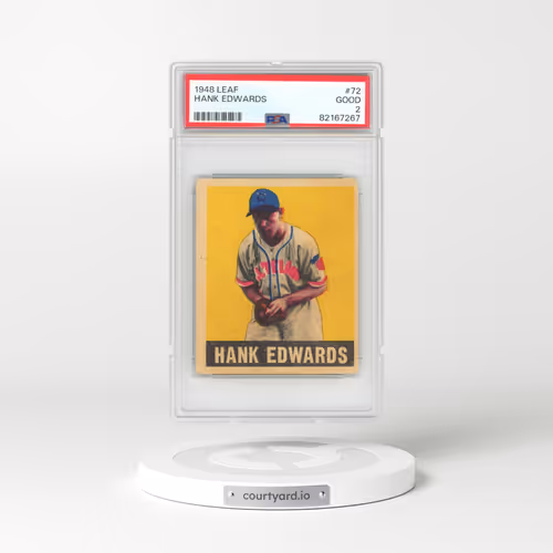 1948 Leaf #72 Hank Edwards (PSA 2 GOOD)