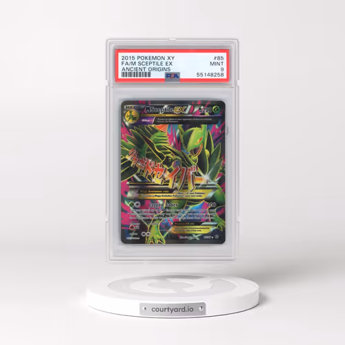 2015 Pokémon XY Ancient Origins #85 M Sceptile EX - Holo Full Art (PSA 9 MINT)