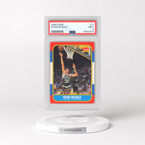1986 Fleer #73 Kevin McHale (PSA 9 MINT)