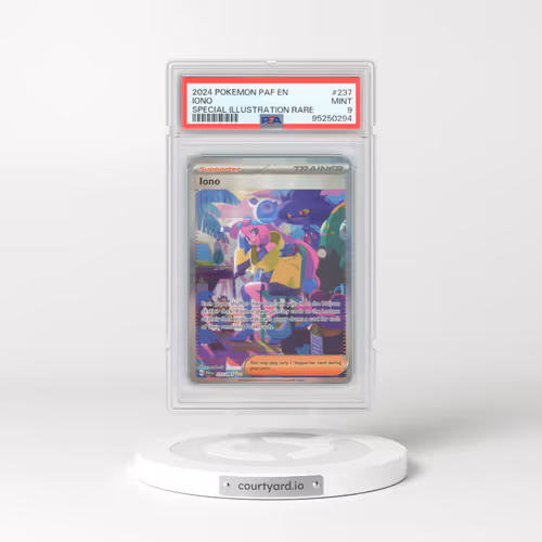 2024 Pokémon Paf EN-Paldean Fates #237 Iono - Special Illustration Rare (PSA 9 MINT)