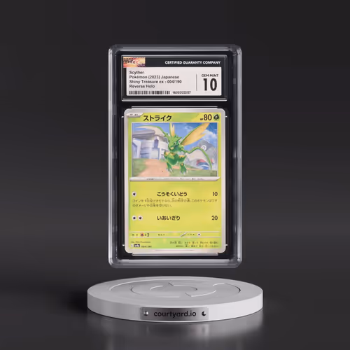2023 Shiny Treasure ex #004/190 Scyther - Reverse Holo Digitized (CGC 10 GEM MINT)