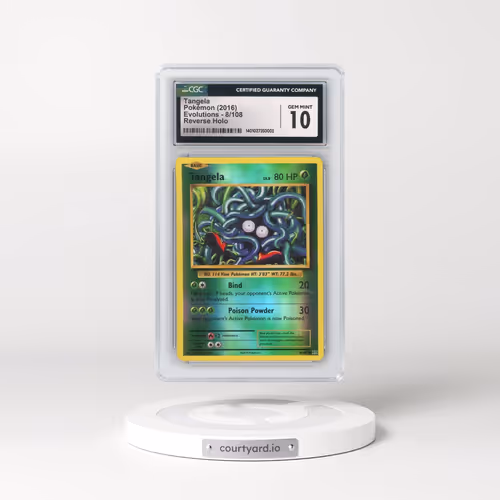2016 Evolutions #8/108 Tangela - Reverse Holo (CGC 10 GEM MINT)