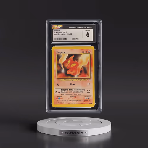 2001 Neo Revelation #53/64 Slugma (CGC 6 EX-NM)