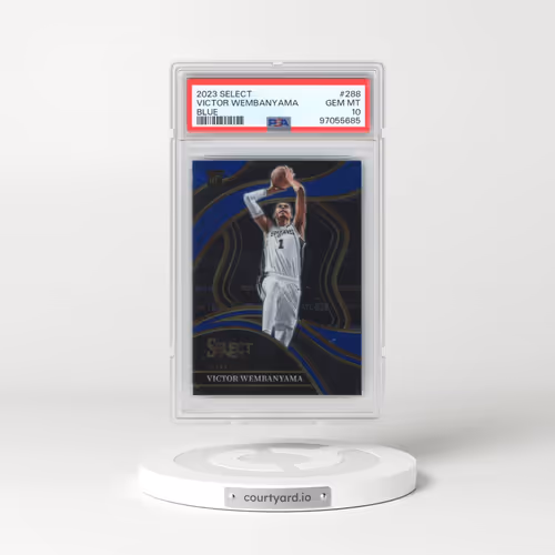 2023 Panini Select #288 Victor Wembanyama - Blue (PSA 10 GEM MINT)