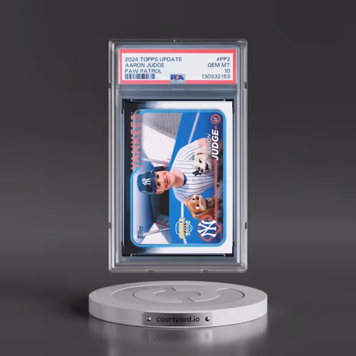 2024 Topps Update Paw Patrol #PP2 Aaron Judge (PSA 10 GEM MINT)