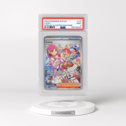 2024 Pokémon Scr EN-Stellar Crown #172 Lacey - Special Illustration Rare (PSA 9 MINT)