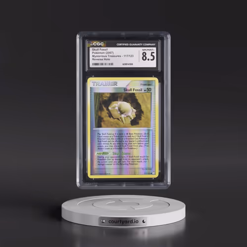 2007 Mysterious Treasures #117/123 Skull Fossil - Reverse Holo (CGC 8.5 NM-MT+)