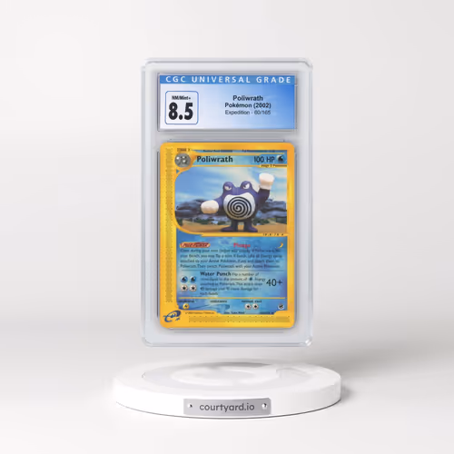 2002 Expedition #60/165 Poliwrath (CGC 8.5 NM-MT+)