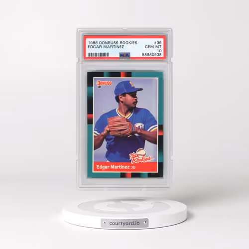 1988 Donruss Rookies #36 Edgar Martinez (PSA 10 GEM MINT)