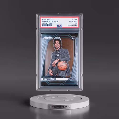 2024 Panini Prizm #234 Stephon Castle - Variation (PSA 10 GEM MINT)