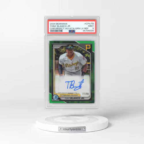 2024 Bowman Chrome Prospect Autographs #CPATB Tony Blanco Jr. - Hta Green Lava (PSA 9 MINT)