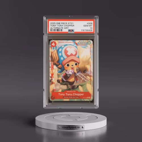2025 One Piece Starter Deck ST21-EX Gear 5 #008 Tony Tony Chopper - Alternate Art (PSA 10 GEM MINT)