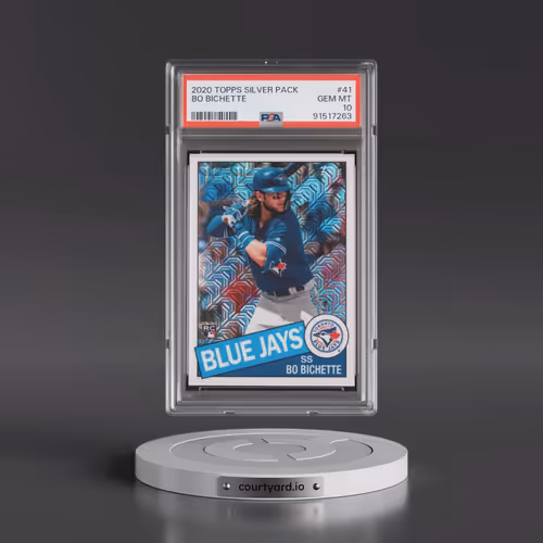 2020 Topps Silver Pack 1985 Chrome Promo #41 Bo Bichette (PSA 10 GEM MINT)