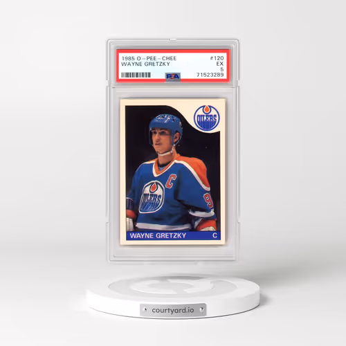 1985 O-Pee-Chee #120 Wayne Gretzky (PSA 5 EX)