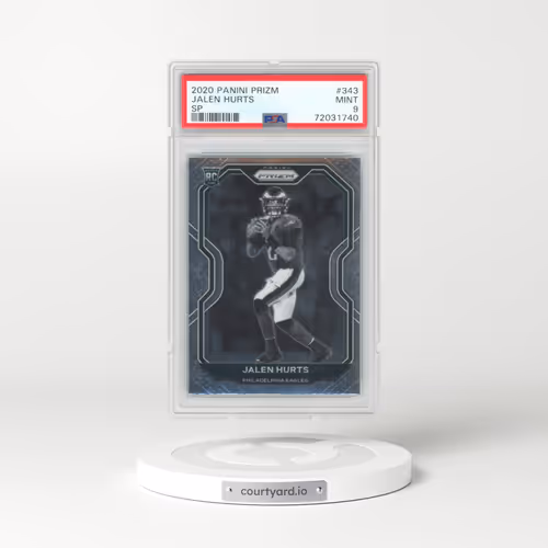 2020 Panini Prizm #343 Jalen Hurts - Variation (PSA 9 MINT)