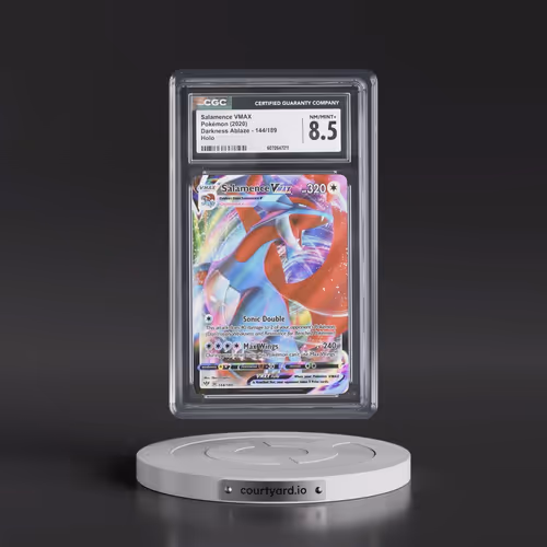 2020 Darkness Ablaze #144/189 Salamence VMAX - Holo (CGC 8.5 NM-MT+)