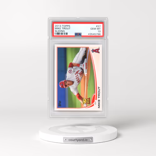 2013 Topps #27 Mike Trout - Sliding (PSA 10 GEM MINT)