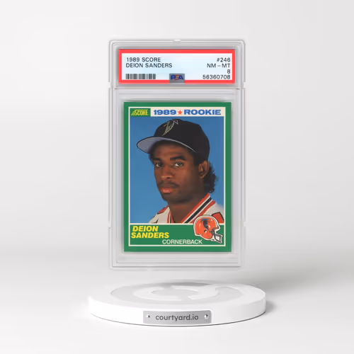 1989 Score #246 Deion Sanders (PSA 8 NM-MT)