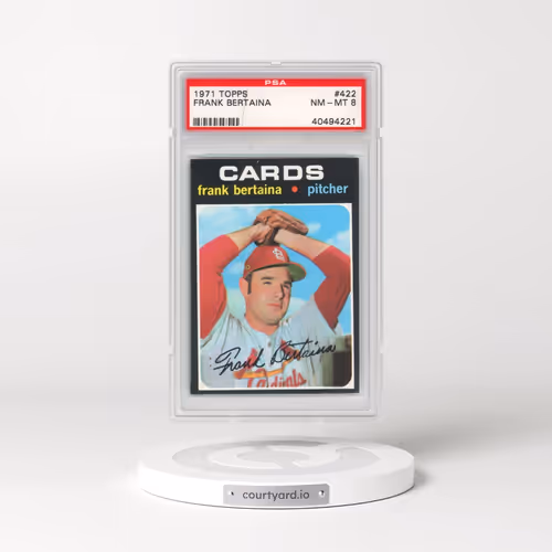 1971 Topps #422 Frank Bertaina (PSA 8 NM-MT)