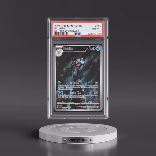 2024 Pokémon Paf EN-Paldean Fates #225 Palafin - Illustration Rare (PSA 8 NM-MT)